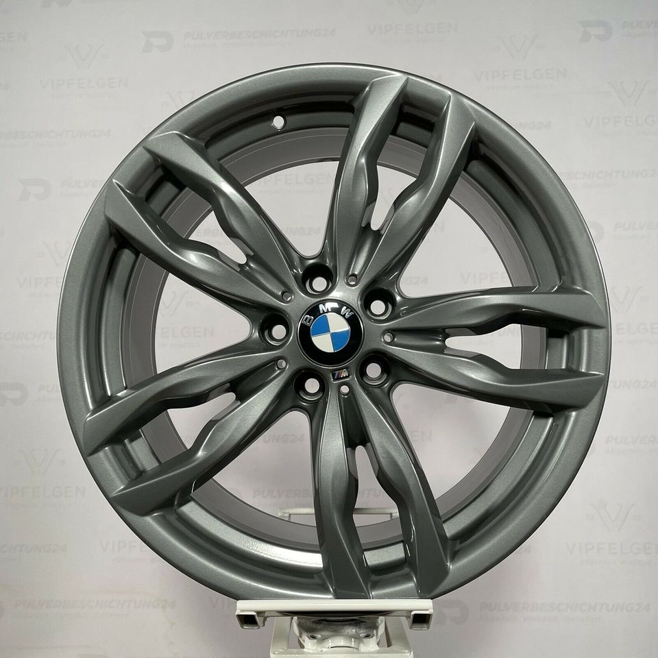 Originale 20 Zoll BMW Styling 434 M Doppelspeiche 5er F10 F11 Leichtmetallfelgen Alufelgen Felgen ferricgrey (weitere Farben möglich)