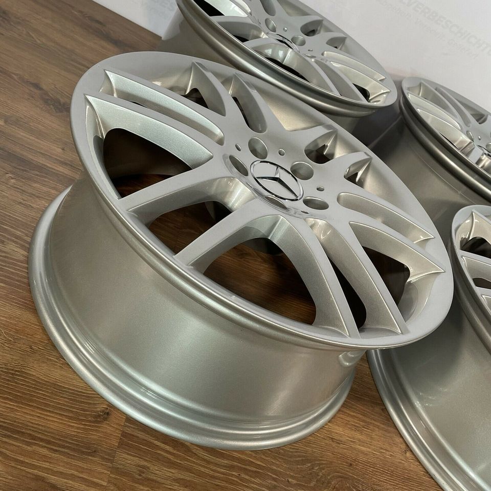 Originale 18 Zoll Mercedes SLK R171 W171 Sportpaket Alufelgen silber glänzend (weitere Farben möglich)