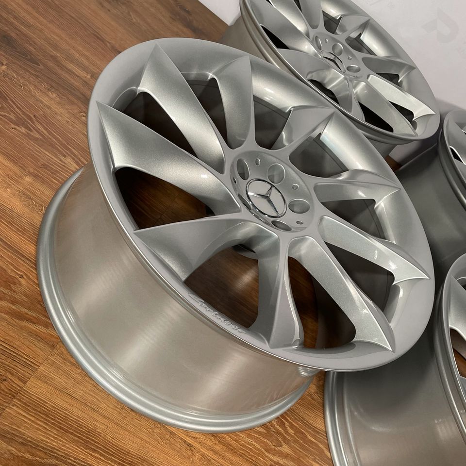 Originale 21 Zoll Lorinser RS8 Mercedes ML GLE W166 W164 Alufelgen Felgen Leichtmetallfelgen silber glänzend (weitere Farben möglich)