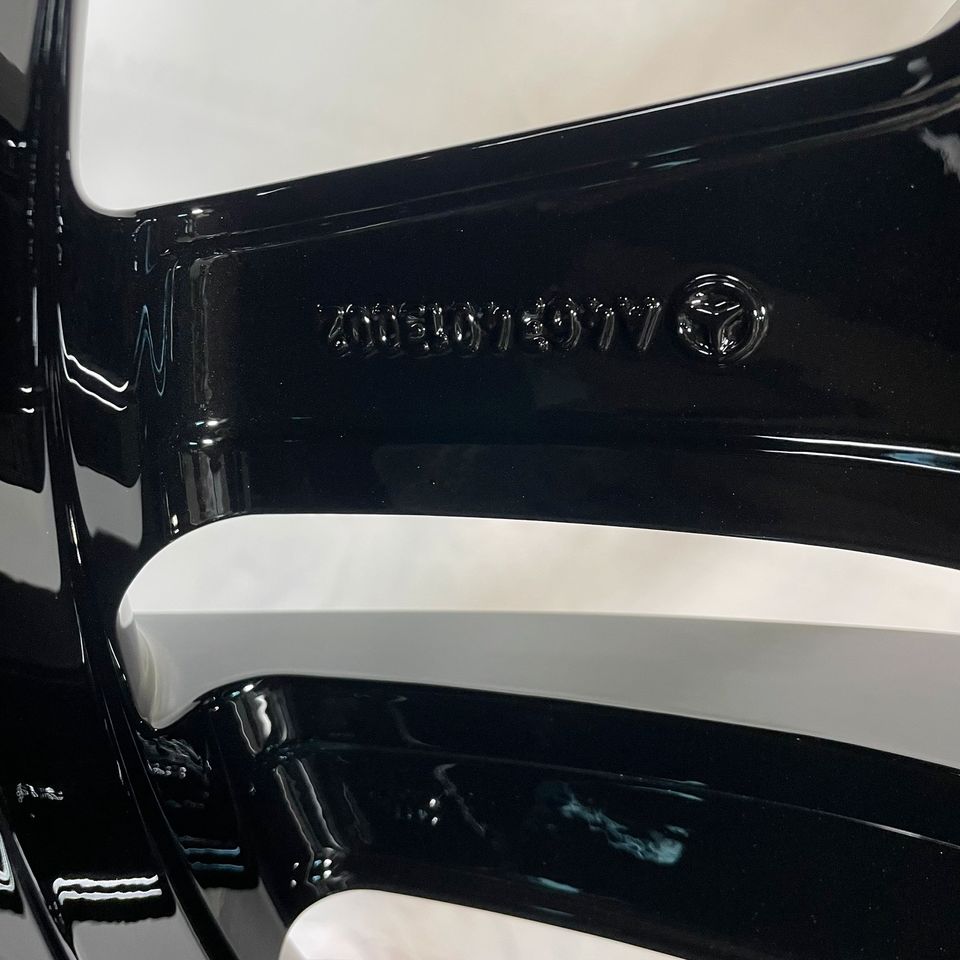Originale 20 Zoll Mercedes G-Klasse W463 Edition 463 Alufelgen Felgen Leichtmetallfelgen schwarz glänzend mit glanzgedrehter Front (weitere Farben möglich)