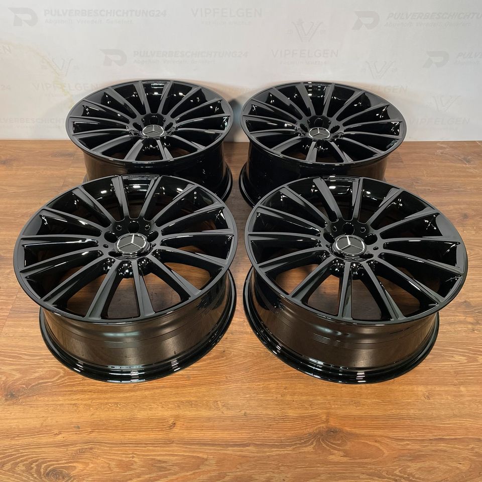 Originale 20 Zoll AMG Mercedes E-Klasse W213 S213 Alufelgen Felgen Leichtmetallfelgen schwarz glänzend (weitere Farben möglich)