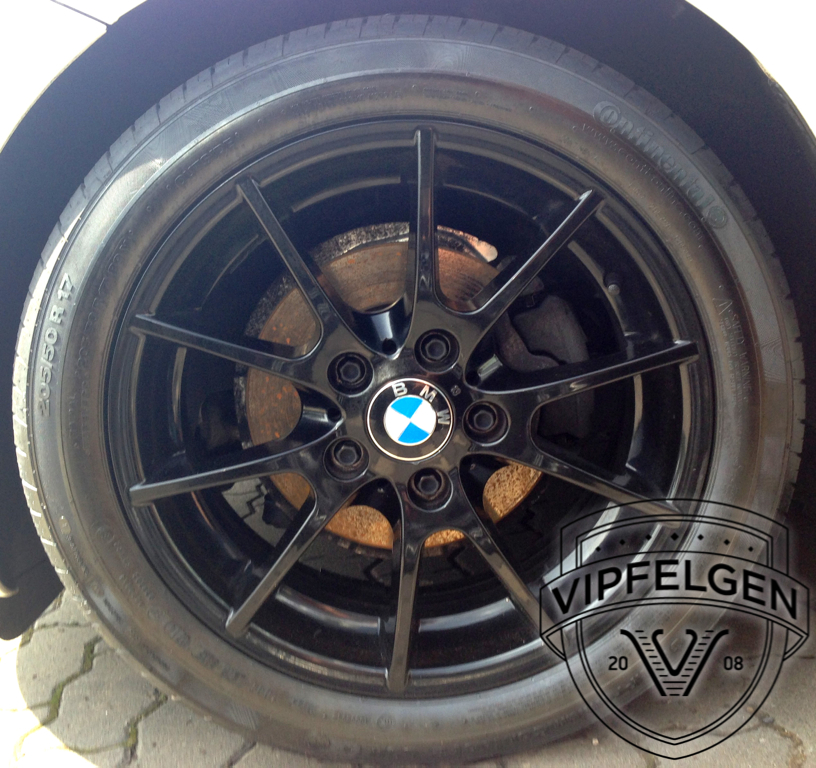 Satz 17" BMW Styling 178 schwarz 1er E87 E88 E81 E82 Sommerräder Kompletträder