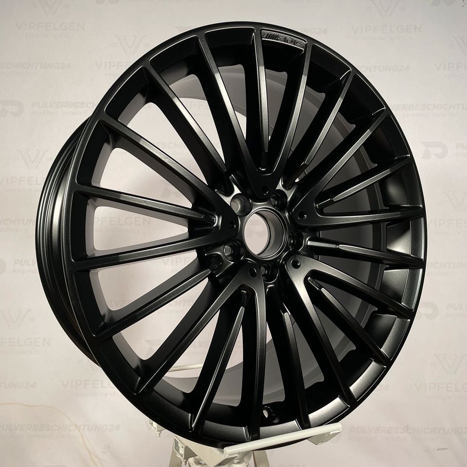 Originale 21 Zoll AMG Mercedes S-Klasse W223 Alufelgen Felgen Leichtmetallfelgen schwarz matt (weitere Farben möglich)