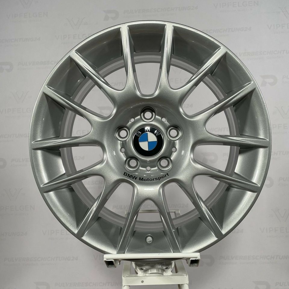 Originale 18 Zoll BMW Styling 216 Radialspeiche 3er E90 E91 E92 E93 Alufelgen Felgen Leichtmetallfelgen silber glänzend (weitere Farben möglich)