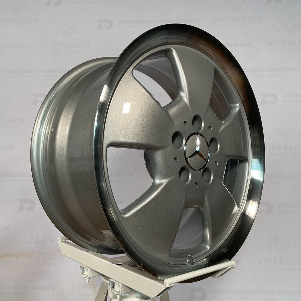 Originale 17 Zoll Mercedes SL R129 Albali Alufelgen Felgen Leichtmetallfelgen silber glanzgedreht (weitere Farben möglich)