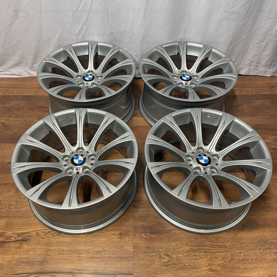 Originale 19 Zoll BMW M5 E60 Styling M166 M-Paket Leichtmetallfelgen Alufelgen Felgen Silber (weitere Farben möglich) mit Sommerbereifung