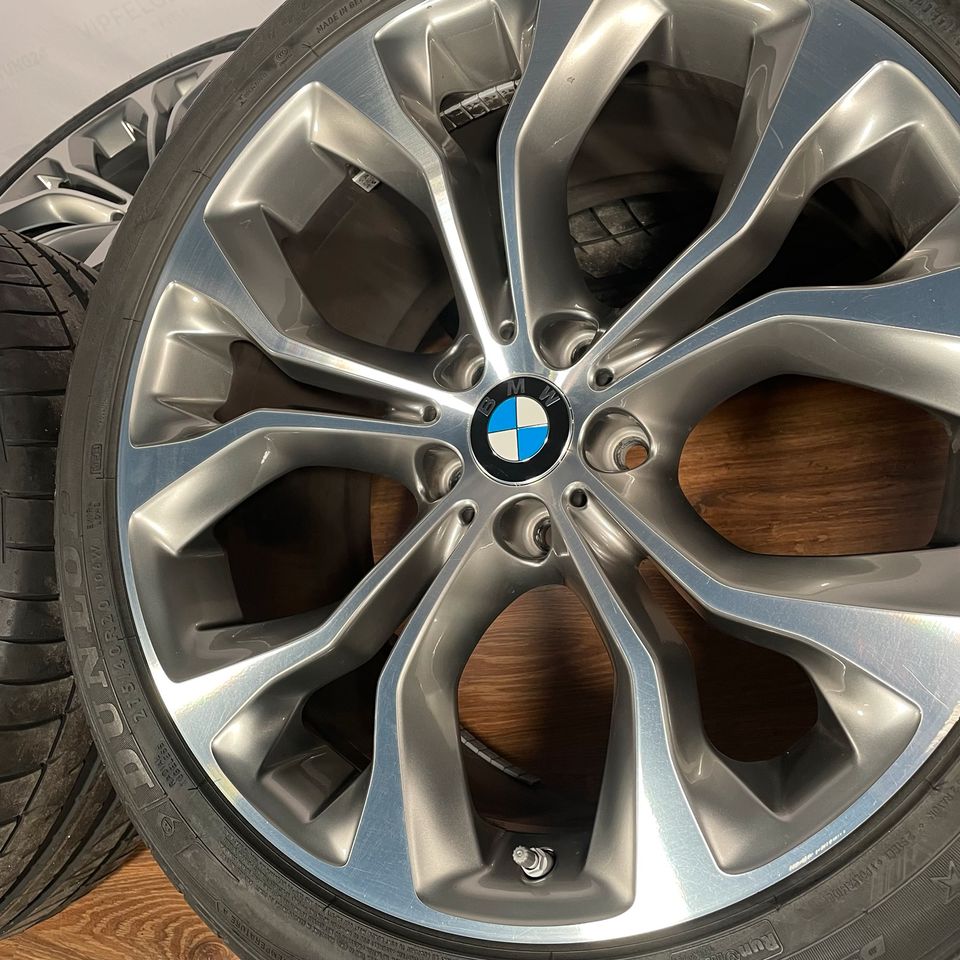 Originale 20 Zoll BMW Styling 451 Y-Speiche X5 F15 X6 F16 Sommerräder Kompletträder Dunlop SP Sport Maxx GT RunFlat* Bereifung montiert und gewuchtet (weitere Farben möglich)