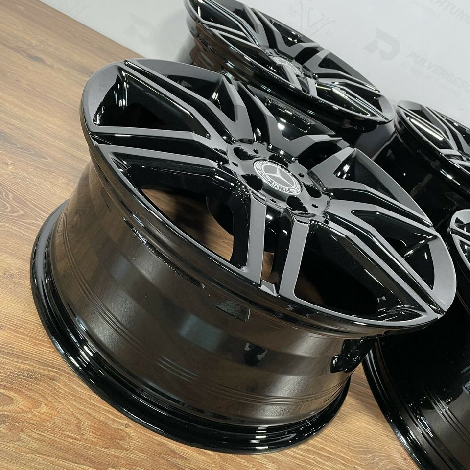 Originale 19 Zoll AMG Mercedes E-Klasse Coupe W207 C207 Alufelgen Felgen Leichtmetallfelgen schwarz glänzend (weitere Farben möglich) 