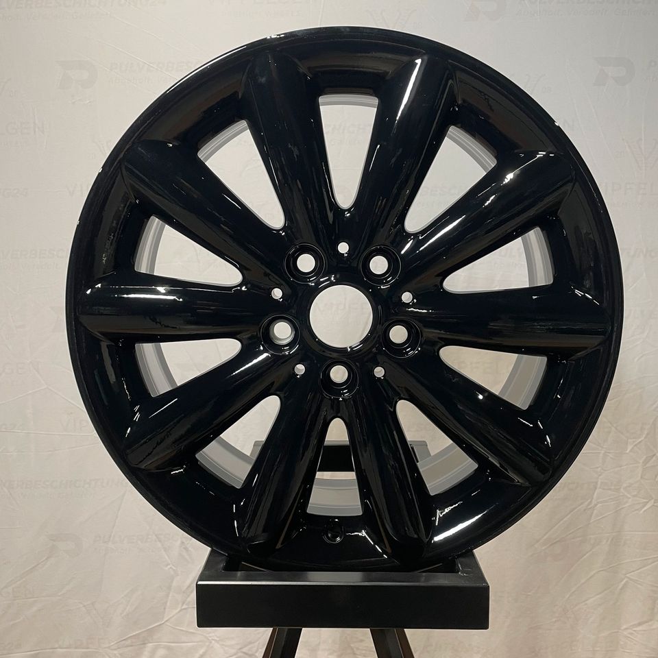 Originale 17 Zoll Mini F55 F56 F57 Cosmos Spoke 499 Alufelgen Leichtmetallfelgen Schwarz glänzend (weitere Farben möglich) 