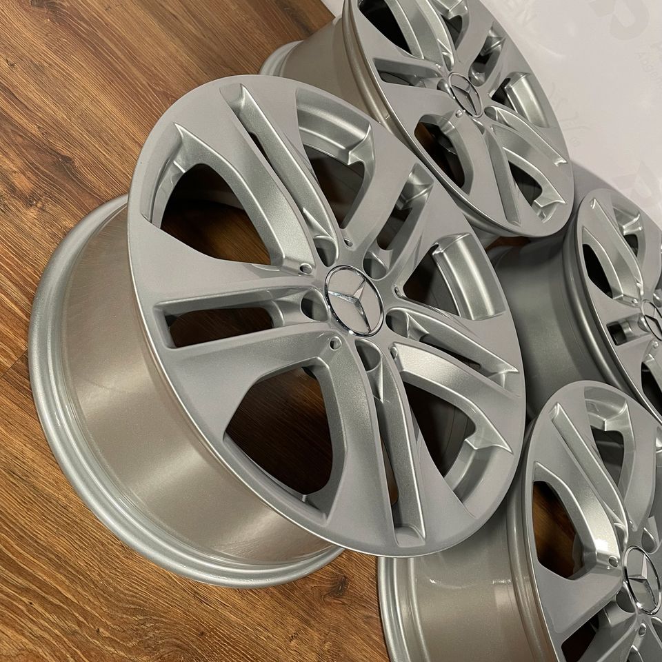 Originale 17 Zoll Mercedes C-Klasse W204 Alufelgen A2044017502 Felgen Leichtmetallfelgen silber glänzend (weitere Farben möglich) 