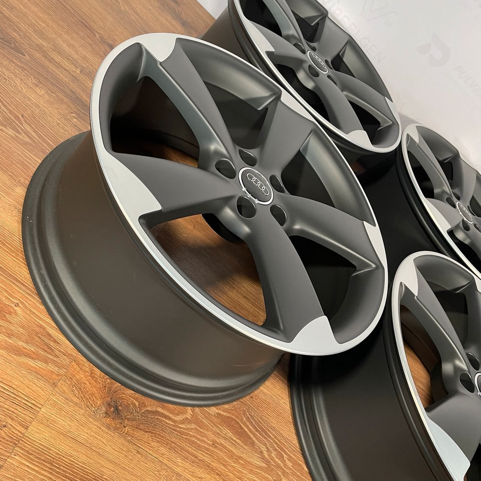 Original 18 pouces Audi A3 S3 8P Rotor 5 x 112 Jantes en alliage léger Jantes noires