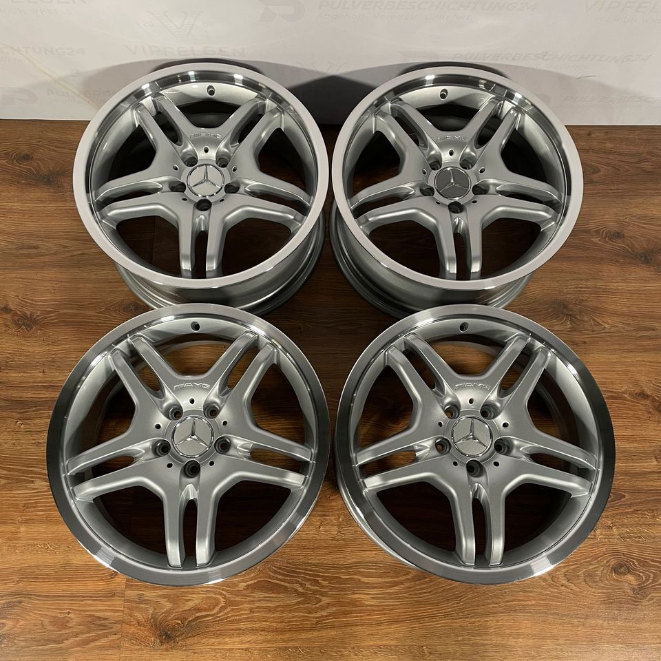 Originale 18 Zoll Mercedes SLK R171 AMG Styling 4 Alufelgen Felgen Leichtmetallfelgen silber glänzend (weitere Farben möglich)