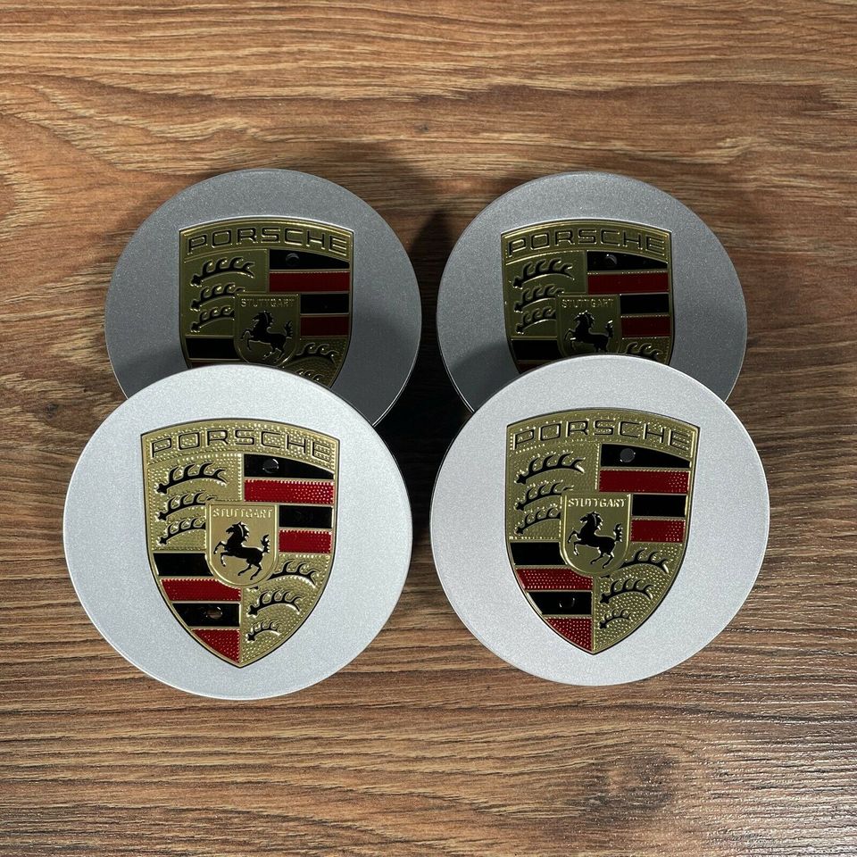 4 original Porsche 911 996 997 991 992 Nabendeckel Deckel Embleme