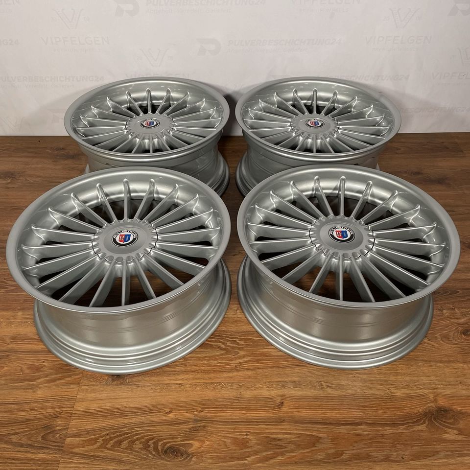 Originale 20 Zoll Alpina B5 Classic II BMW 5er E60 E61 Alufelgen Felgen Leichtmetallfelgen silber glänzend