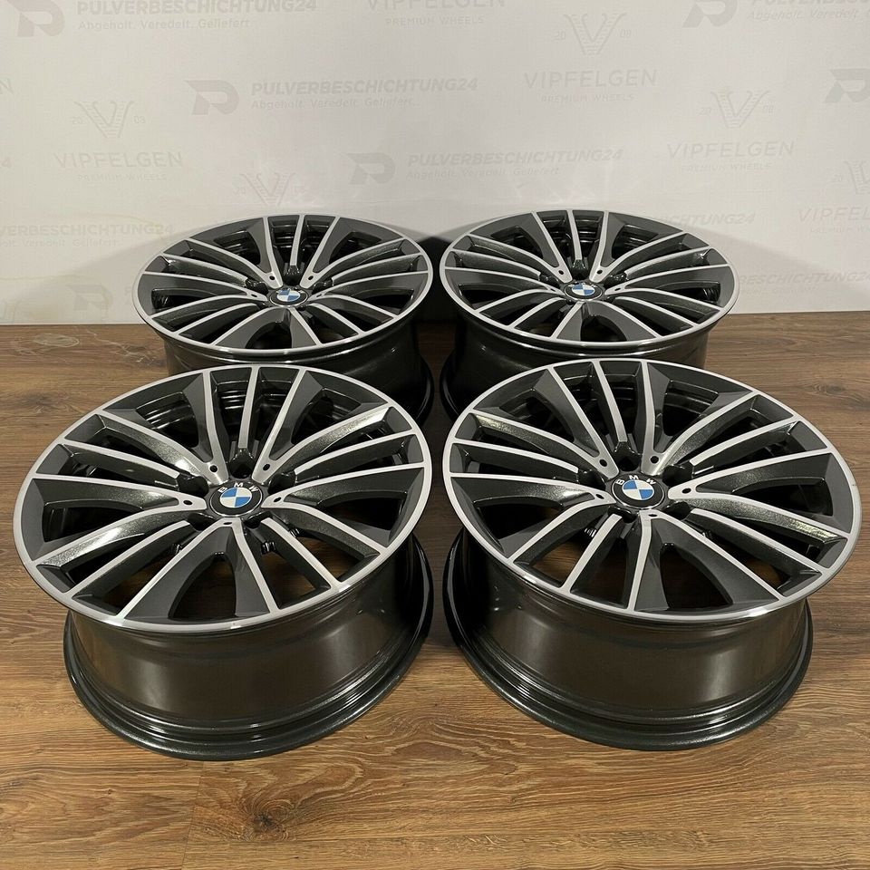 Originale 19 Zoll BMW 5er F10 Styling 332 W-Speiche Alufelgen Felgen Leichtmetallfelgen (weitere Farben möglich)