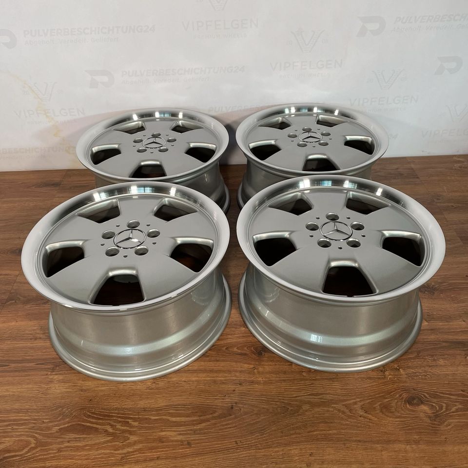 Originale 17 Zoll Mercedes SL R129 Albali Alufelgen Felgen Leichtmetallfelgen silber glanzgedreht (weitere Farben möglich)
