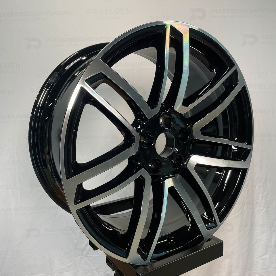 Originale 20 Zoll Audi RS6 4G C7 Concave Alufelgen Leichtmetallfelgen Felgen schwarz mit glanzgedrehter Front (weitere Farben möglich)