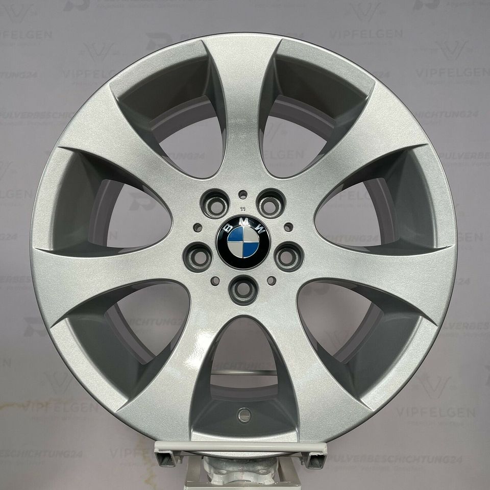 Originale 18Zoll BMW 3er E90 E92 Style 162 Ellipsoidspeiche Alufelgen Felgen Leichtmetallfelgen silber (weitere Farben möglich)