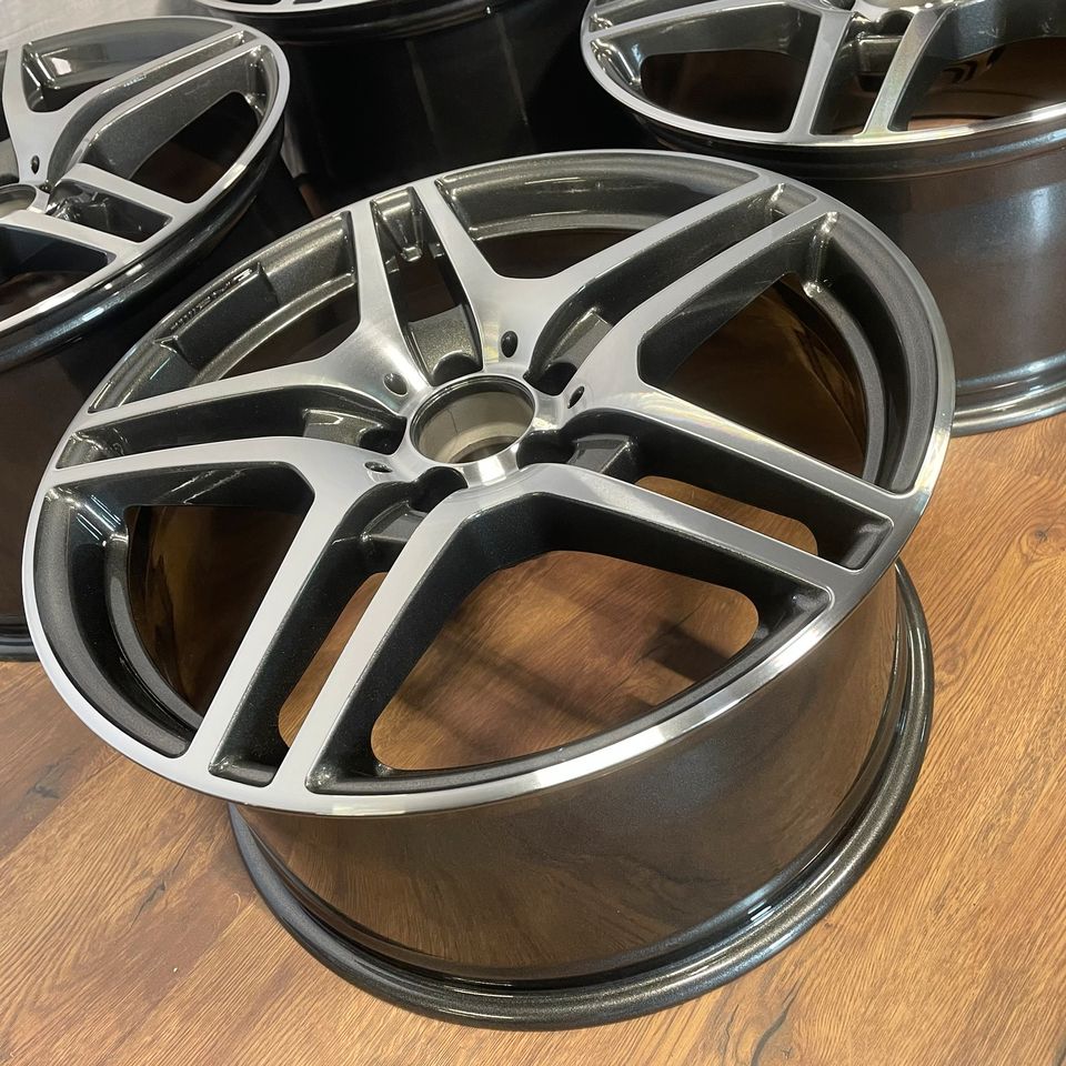 Originale 19/20 Zoll Mercedes SLS C197 R197 Alufelgen Felgen Leichtmetallfelgen anthrazit mit glanzgedrehter Front (weitere Farben möglich) 