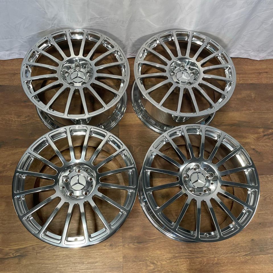 Originale 19 Zoll Mercedes AMG Black Series CLK63 SLK55 C209 R171 Felgen Alufelgen Leichtmetallfelgen hochglanzverdichtet (weitere Farben möglich)