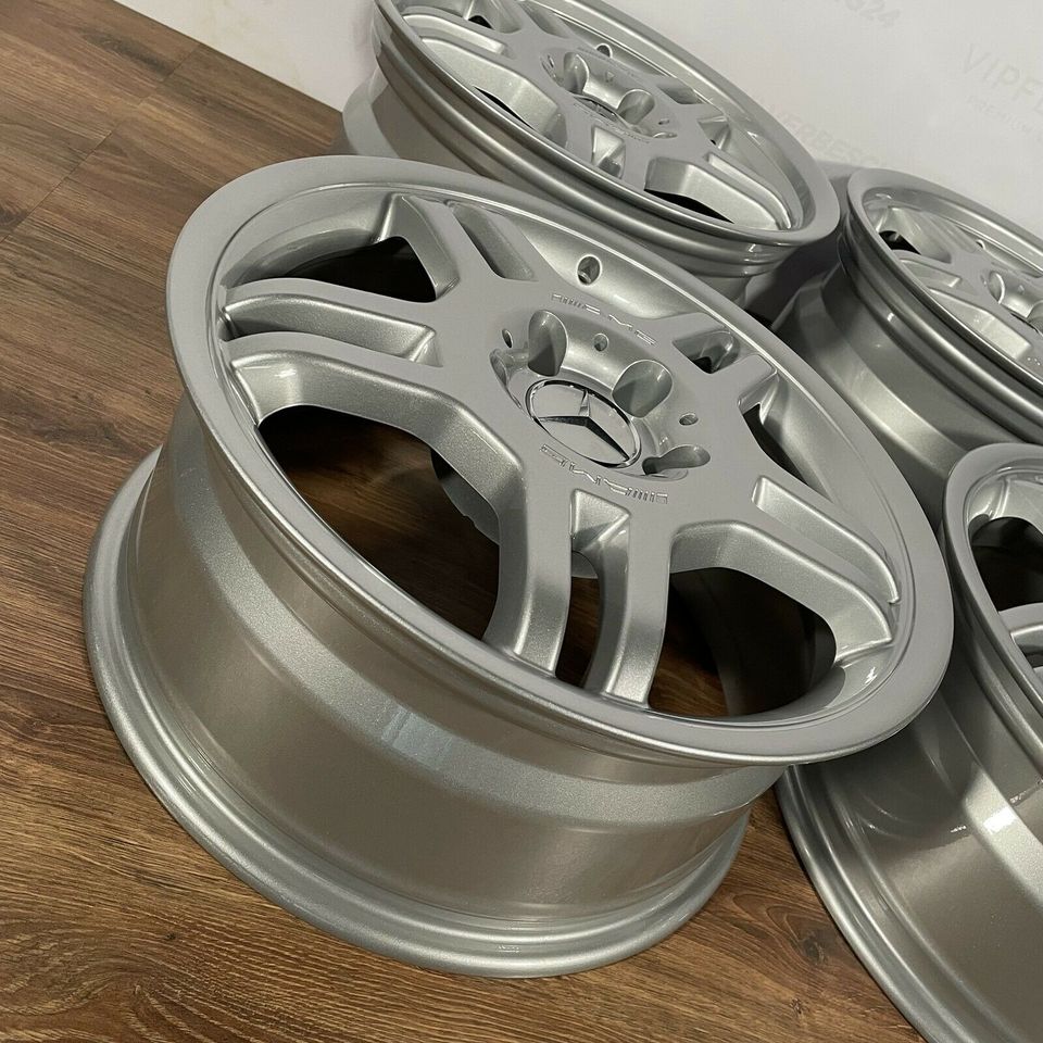 Оригинальные 18 дюймов AMG Mercedes E-Class W124 Styling 2 Alloy Wheels Rims silver