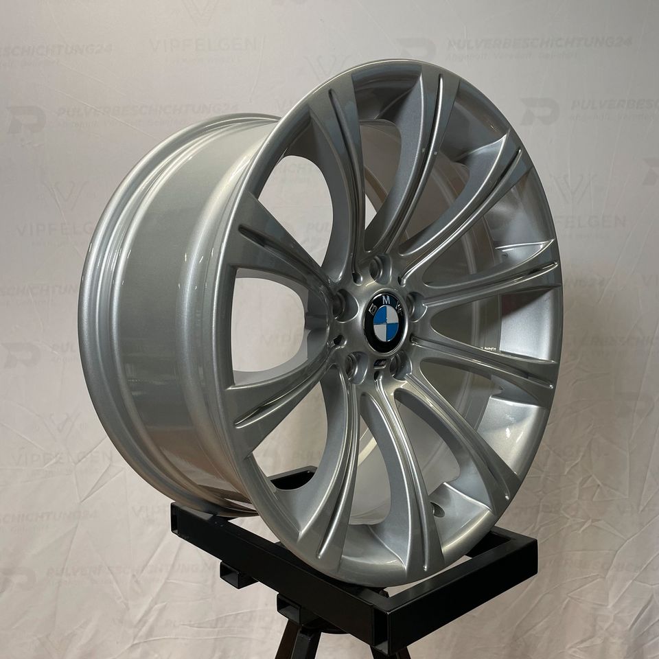 Originale 19 Zoll BMW M5 E60 Styling M166 M-Paket Leichtmetallfelgen Alufelgen Felgen Silber (weitere Farben möglich) mit Sommerbereifung