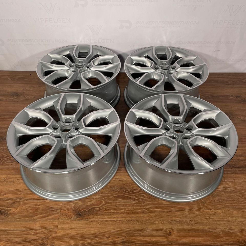 Originale 19 Zoll Skoda Karoq Alufelgen Felgen Leichtmetallfelgen Silber mit glanzgedrehter Front (weitere Farben möglich) 