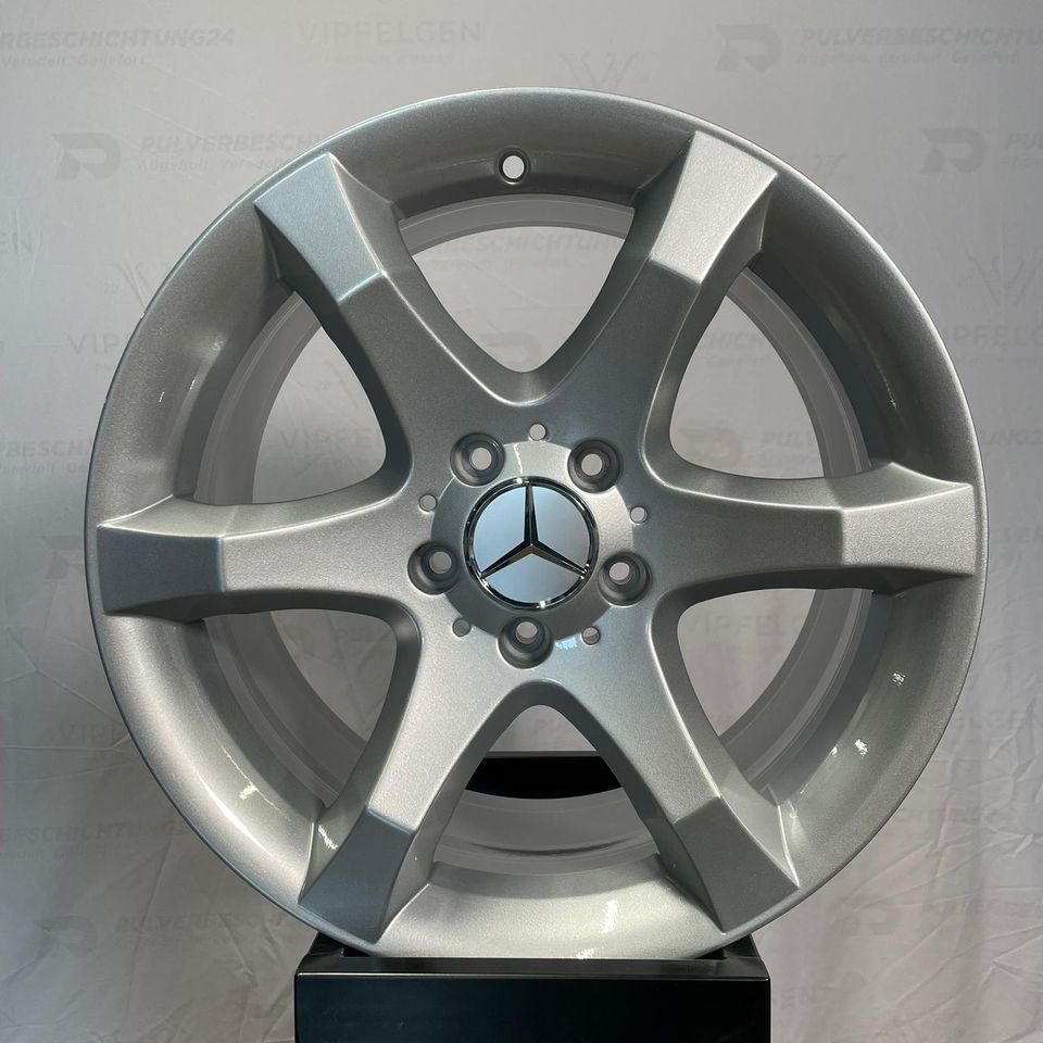 Originale 17 Zoll Mercedes SLK R170 R171 Hoedus Alufelgen Felgen Leichtmetallfelgen silber glänzend (weitere Farben möglich)