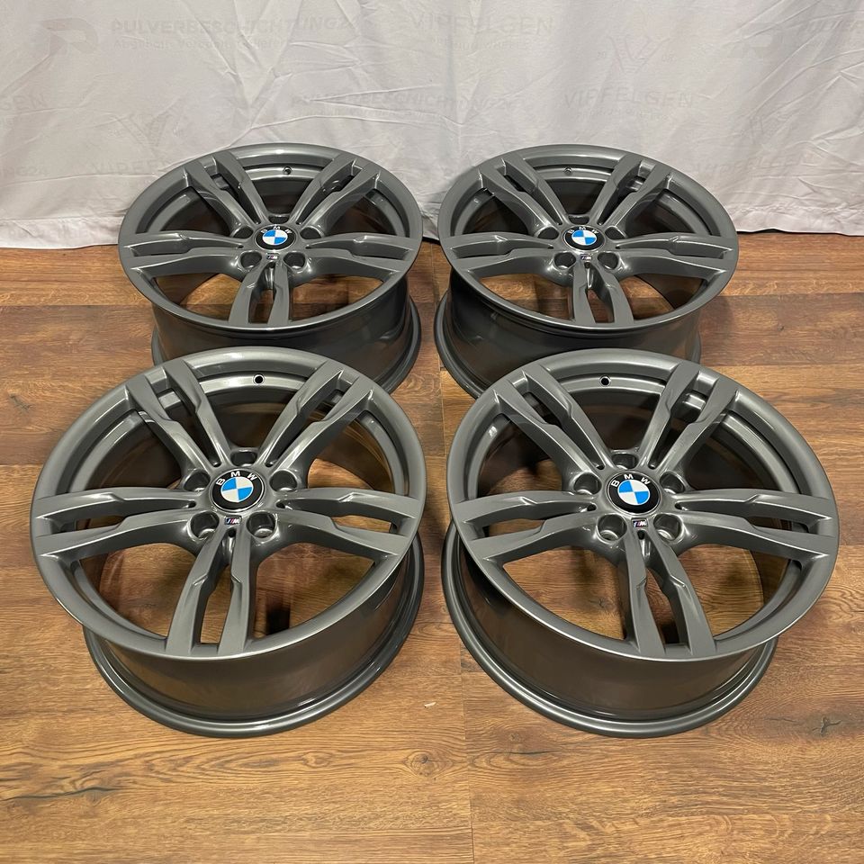 Originale 18 Zoll BMW 3er F30 4er F32 Styling M441 Alufelgen Leichtmetallfelgen Felgen ferric grey (weitere Farben möglich)