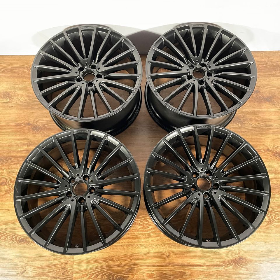 Originale 21 Zoll AMG Mercedes GLC 63 W253 Alufelgen Felgen Leichtmetallfelgen A1644012002 schwarz matt (weitere Farben möglich)