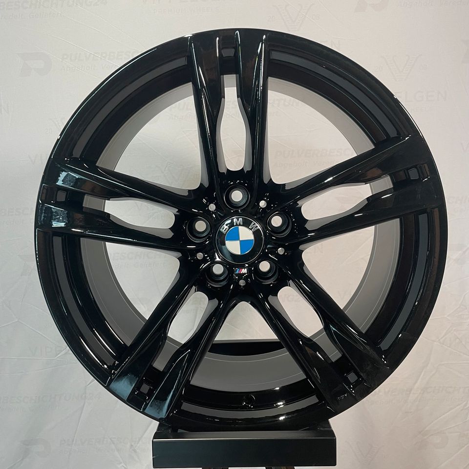 Originale 20 Zoll BMW M6 F06 F12 F13 Styling M343 Alufelgen Felgen Leichtmetallfelgen schwarz glänzend (weitere Farben möglich)