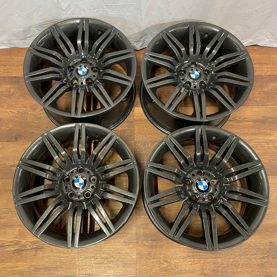 Originale 19 Zoll BMW 5er E60 Styling M172 M-Paket Alufelgen Felgen Leichtmetallfelgen in der Farbe sparkling iron dark (weitere Farben möglich)