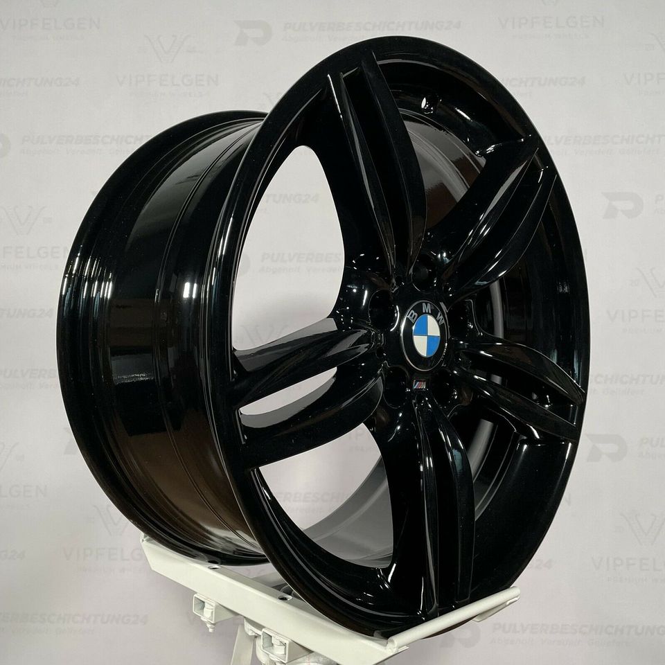 Originale 19 Zoll BMW 6er F12 F13 Styling M351 M-Paket Alufelgen Felgen Leichtmetallfelgen schwarz glänzend (weitere Farben möglich) 