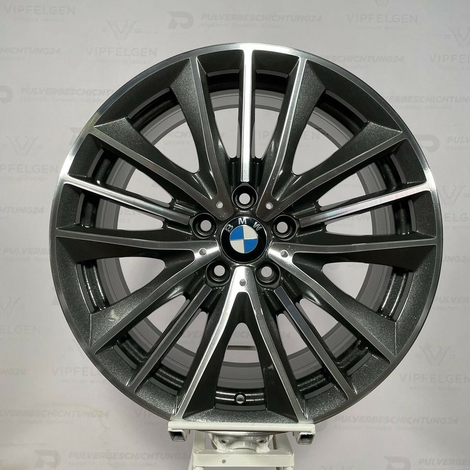 Originale 19 Zoll BMW 5er F10 Styling 332 W-Speiche Alufelgen Felgen Leichtmetallfelgen (weitere Farben möglich)