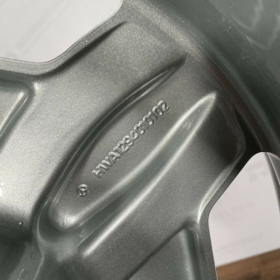 Оригинальные 18-дюймовые легкосплавные диски AMG Mercedes SL R129 Styling 2 8J + 9J Диски легкосплавные серебристые