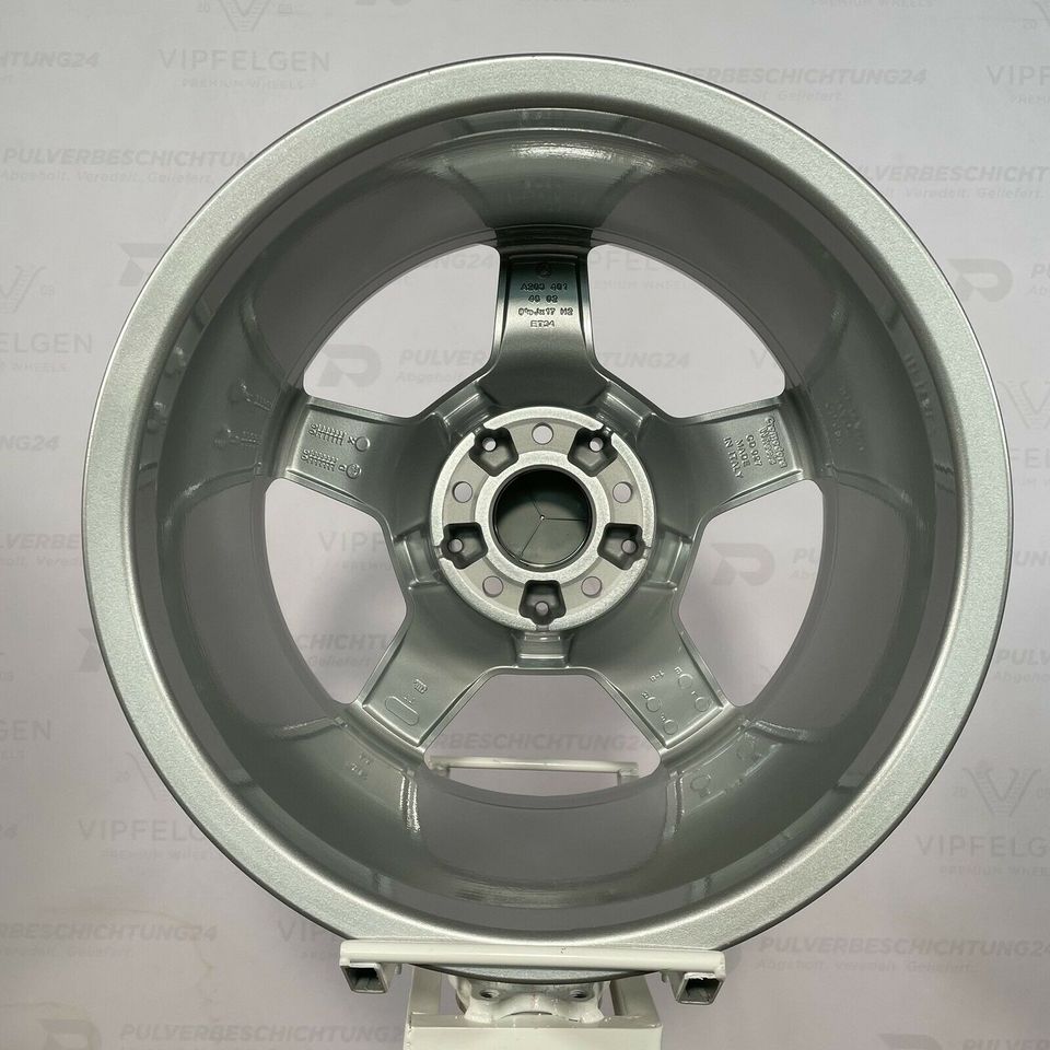 Originale 17 Zoll AMG Mercedes SLK R171 W171 Alufelgen Felgen Leichtmetallfelgen schwarz matt mit glanzgedrehtem Rand (weitere Farben möglich)