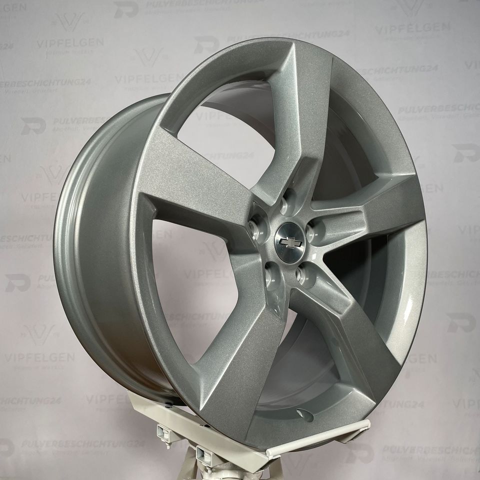 Originale 20 Zoll Chevrolet Camaro Chevy Alufelgen ab 2010 Gen 5 V Felgen Leichtmetallfelgen silber glänzend (weitere Farben möglich)
