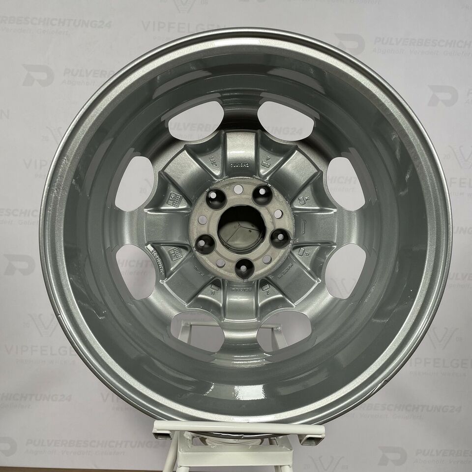Original 15 inch Mercedes E-Class W124 8-hole alloy wheels rims silver