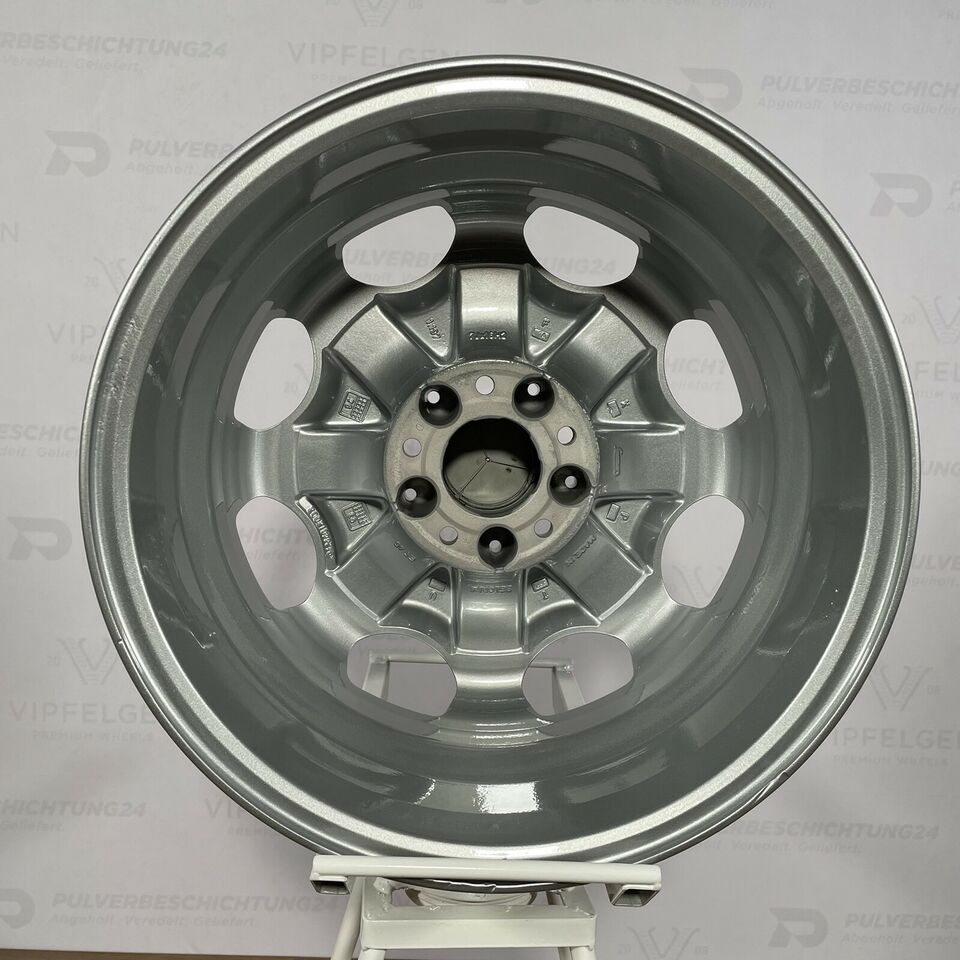 Cerchi in lega originali da 15 pollici Mercedes Classe E W124 a 8 fori argento