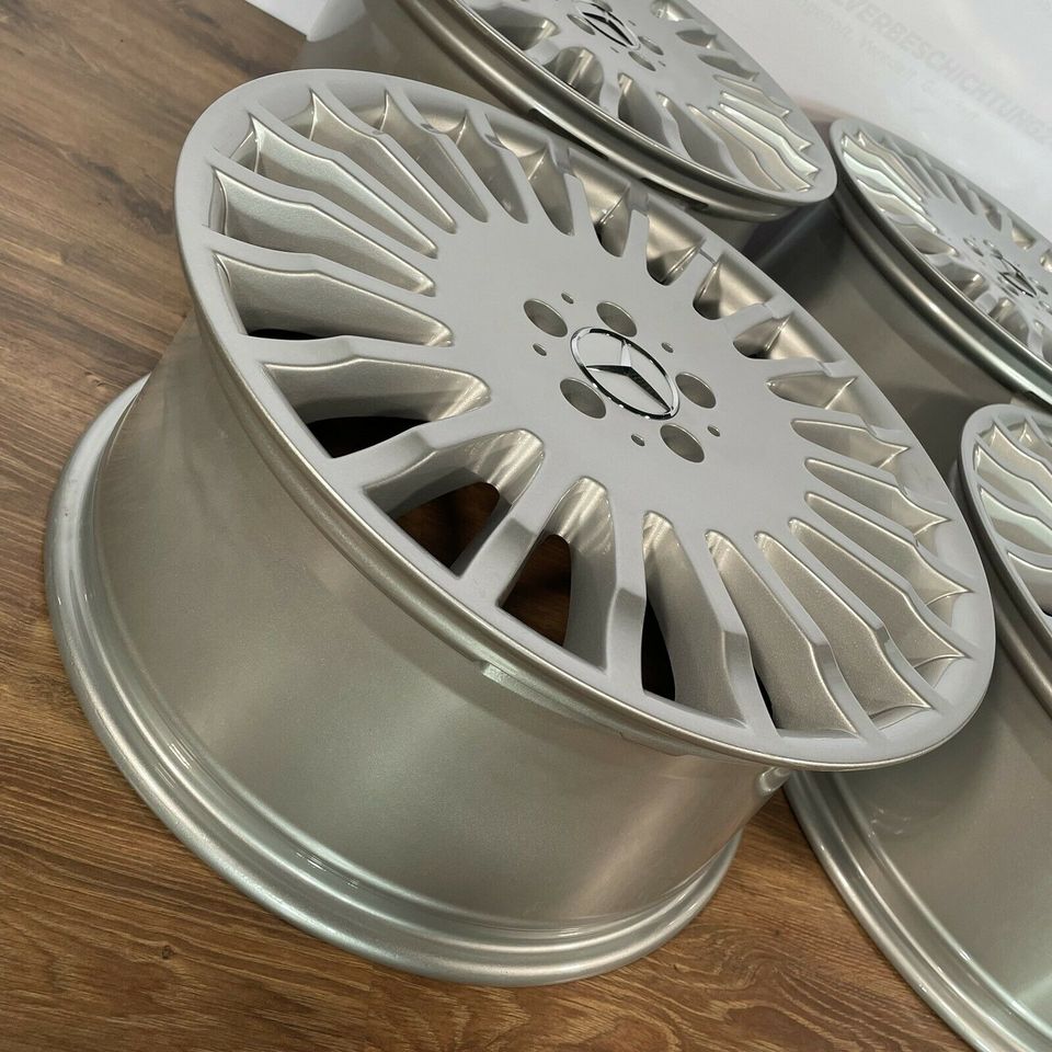 Originale 19 Zoll Mercedes S-Klasse W221 Sportpaket Alufelgen Felgen Leichtmetallfelgen silber glänzend (weitere Farben möglich) 