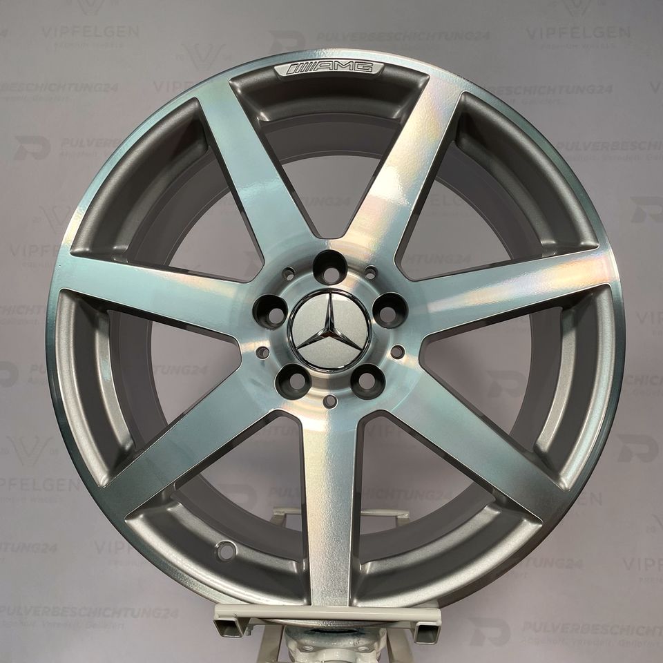 Original 18 Zoll AMG Mercedes C-Klasse W204 Alufelgen A2044019802 (weitere Farben möglich) 