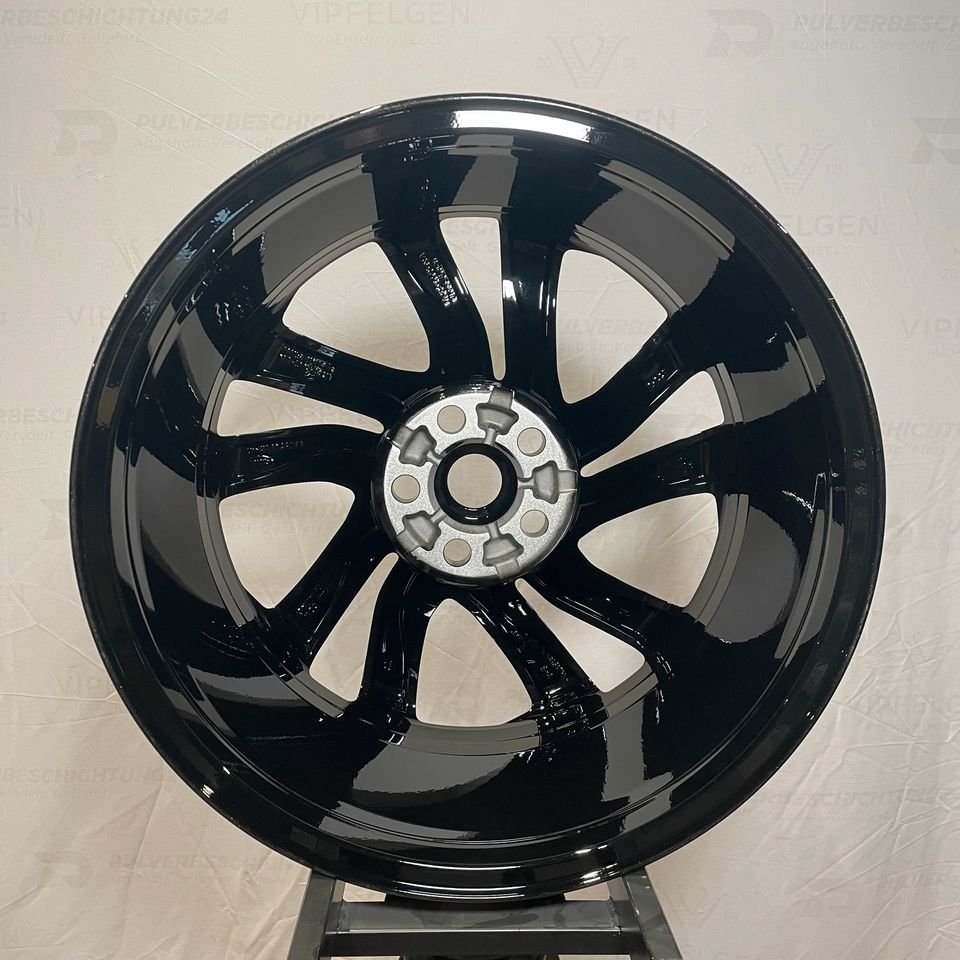 Originale 20 Zoll Range Rover Discovery 5 Alufelgen HY32-1007-AE Felgen Leichtmetallfelgen schwarz glänzend (weitere Farben möglich)