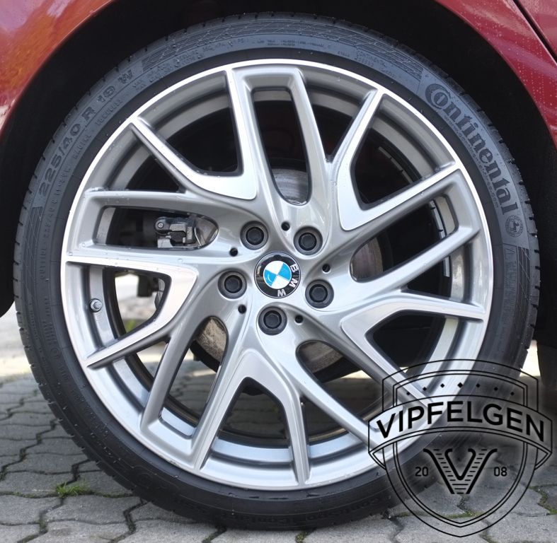 Satz 19" BMW Styling 487 Turbinenspeiche 2er Active Tourer F45 F46 Alufelgen Felgen 