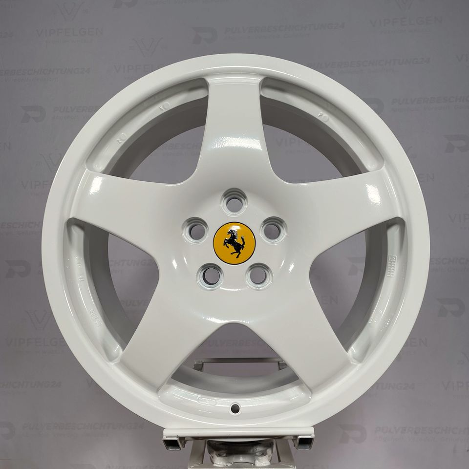 Originale 18 Zoll Ferrari F355 Challenge Speedline Alufelgen Felgen Leichtmetallfelgen weiß glänzend (weitere Farben möglich) 