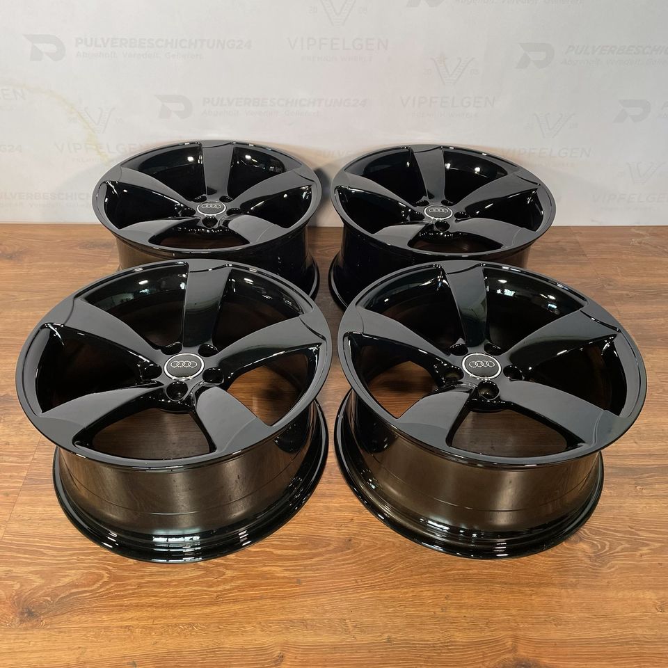 Originale 18 Zoll Audi A3 S3 8V Rotor Alufelgen 5x112 Leichtmetallfelgen Felgen schwarz glänzend (weitere Farben möglich)