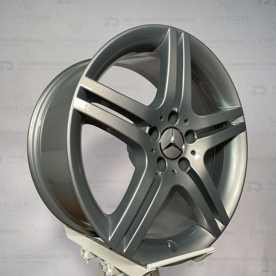 Originale 18 Zoll Mercedes CLK W209 C209 Sportpaket Alufelgen Felgen Leichtmetallfelgen silber glänzend (weitere Farben möglich)