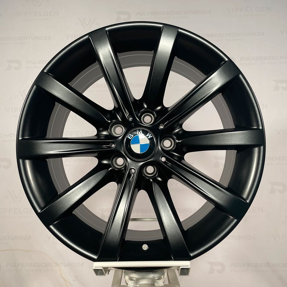 Originale 18 Zoll BMW 5er F10 Styling 365 Sternspeiche Alufelgen Felgen Leichtmetallfelgen schwarz matt (weitere Farben möglich) 