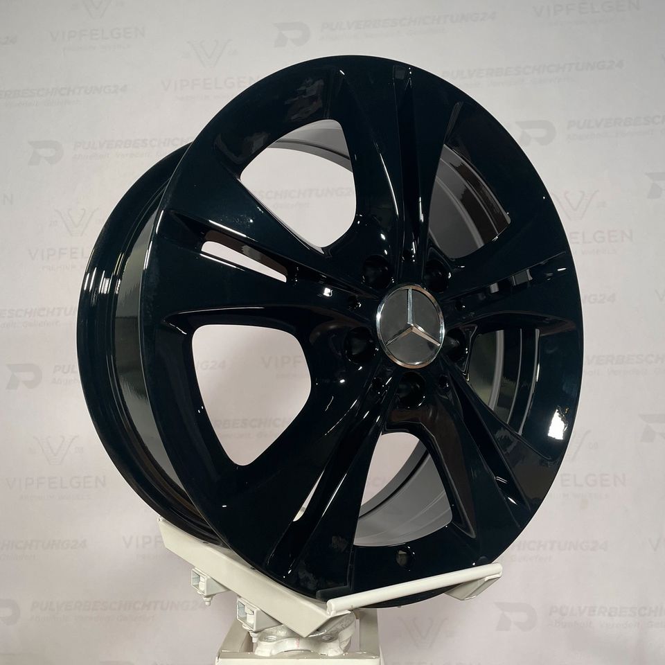 Originale 17 Zoll Mercedes C-Klasse W205 S205 Alufelgen Felgen Leichtmetallfelgen schwarz (weitere Farben möglich)
