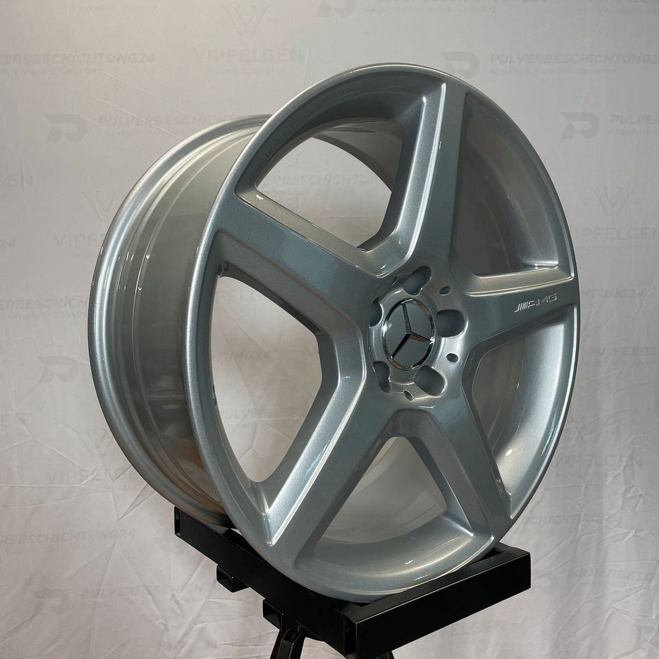 Originale 19 Zoll Mercedes SL 55 63 65 AMG R230 Alufelgen Styling III Leichtmetallfelgen silber (weitere Farben möglich)