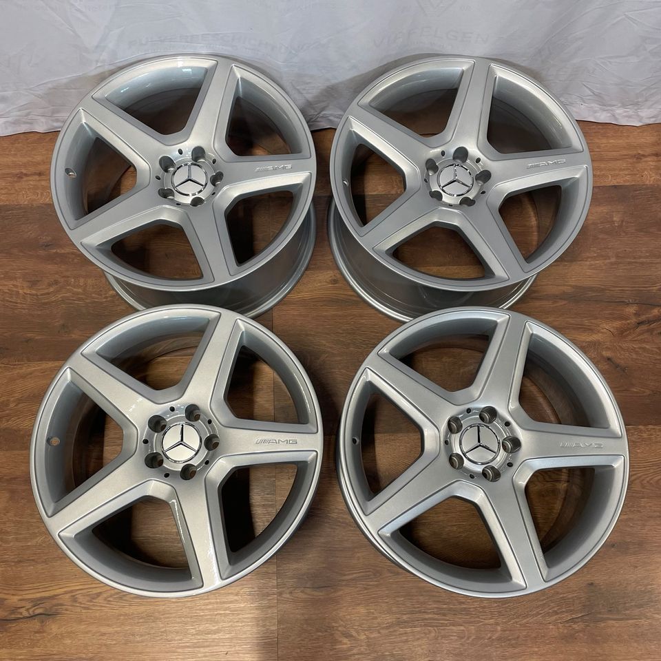 Originale 19 Zoll Mercedes SL 55 63 65 AMG R230 Alufelgen Styling III Leichtmetallfelgen silber (weitere Farben möglich)